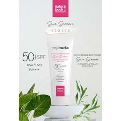 YMGNS-03 Yeşilmarka Leke Karşıtı & Aydınlatıcı Güneş Kremi 50 SPF