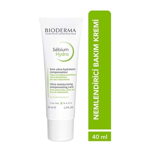 BİODERMA SEBİUM HYDRA CREAM 40 ML ( YOĞUN NEMLENDİRİCİ KREM )0421