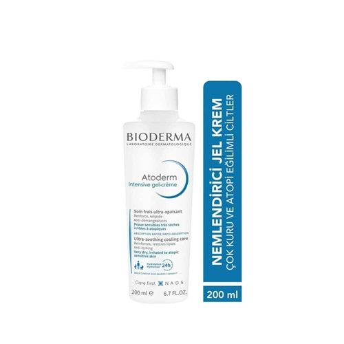 BİODERMA ATODERM İNTENSİVE GEL CREME 200 ML ( NEMLENDİRİCİ JEL KREM )2663