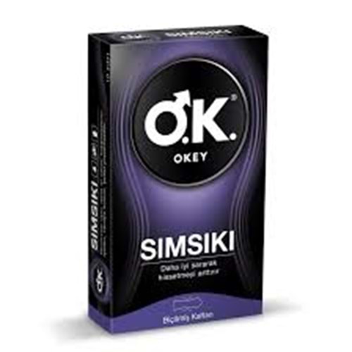 OKEY PREZERVATİF SIMSIKI 10 LU