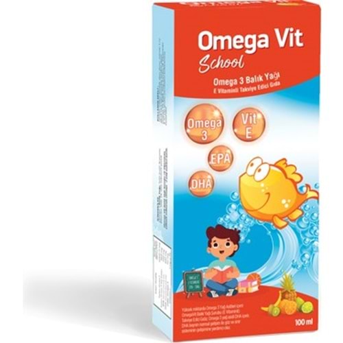 OMEGA VİT SCHOOL BALIK YAĞI 100 ML 0182 (VİTAMAKS)