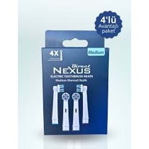 NEXUS DİŞ FIRÇASI YEDEK BAŞLIK 4 LÜ 1825
