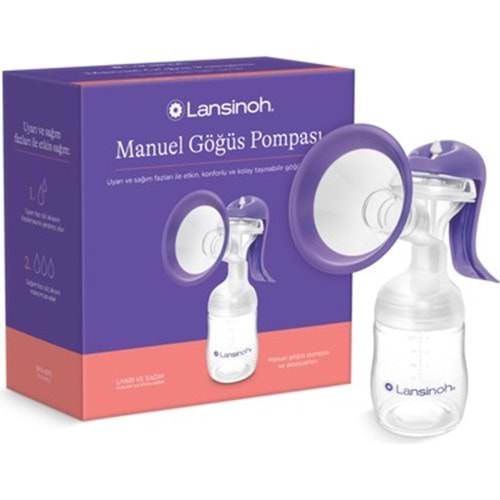 LANSİNOH MANUEL GÖĞÜS POMPASI 2 AŞAMALI 4916