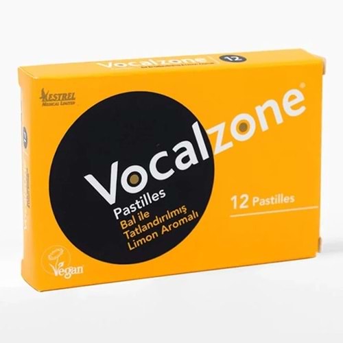 VOCALZONE PASTİL 12 Lİ BAL & LİMON AROMALI