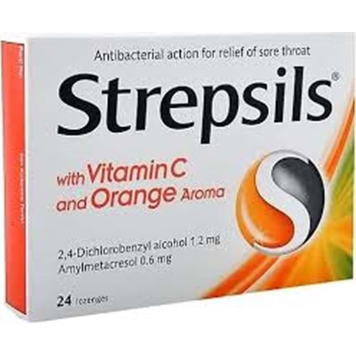 STREPSİLS PARTİL 24 DROPS VİTAMİN C PORTAKAL 7305