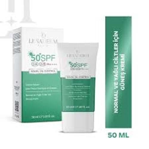 LENADERM SOLIEIL OIL CONTROL 50 ML +50 SPF 0129