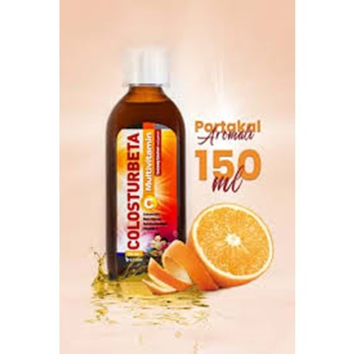 COLOSTURBETA MULTİVİTAMİN C ŞURUP 150 ML 3417