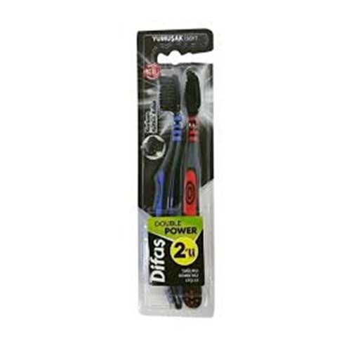 DİFAŞ DOUBLE POWER DİŞ FIRÇASI İKİLİ YUMUŞAK 0052