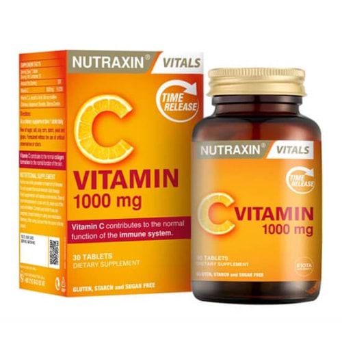 NUTRAXIN VİTAMİN C 1000 MG 30 TABLET 9566