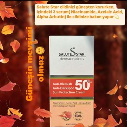 SALUTE STAR 50+ SPF GÜNEŞ KORUYUCU 8004
