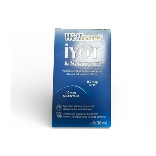 WELLCARE İYOT & SELENYUM 30 ML DAMLA 0233