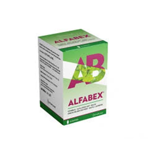 ALFABEX VİTAMİN B ALFA LİPOİK ASİT 30 KAPSÜL 0959 İNTRALİNE