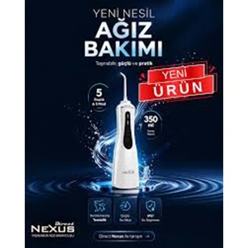 NEXUS AĞIZ BAKIM DUŞU 5X5 350 ML HAZNELİ 0002