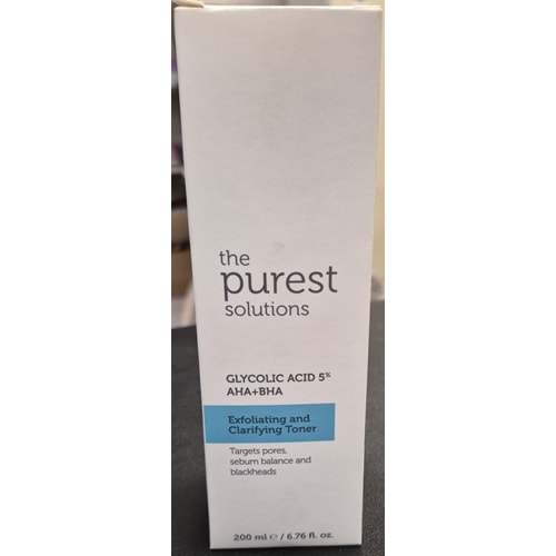 THE PUREST GLYCOLİC ACİD AHA+BHA TONİK 200 ML 1045