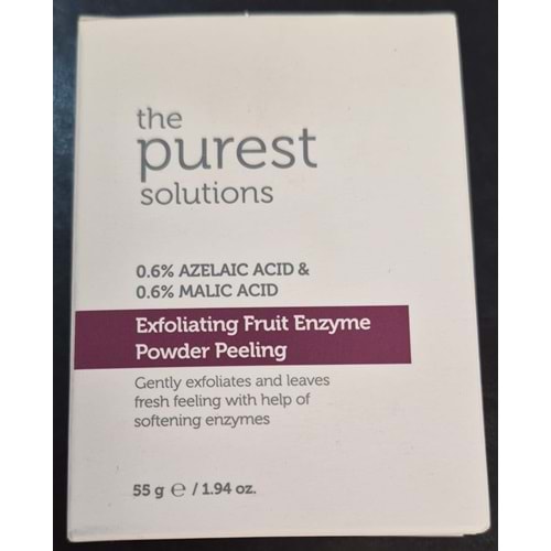 THE PUREST EXFOLİATİNG FRUİT ENZYME POWDER PEELİNG 55 G 1250