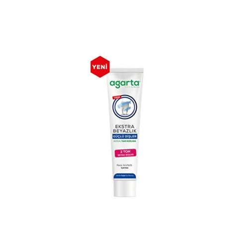 AGARTA DOĞAL DİŞ MACUNU EKSTRA BEYAZLIK 75ML
