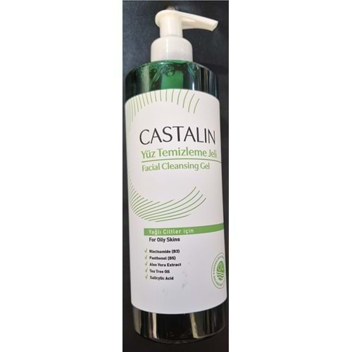 CASTALIN YÜZ TEMİZLEME JELİ YAĞLI CİLTLER 400 ML
