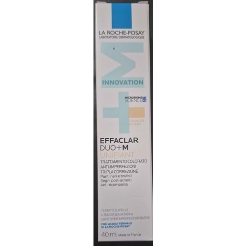 LA ROCHE POSAY EFFACLAR DUO+M UNIFIANT LİGHT SHADE 40 ML 9303