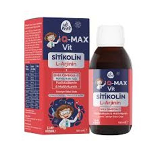 DR.HENRİ Q-MAX VİT SİTİKOLİN L-ARJININ ŞURUP 150 ML 1800