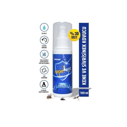 CHRYSAMED REPELLENT SİVRİSİNEK KOVUCU 100 ML 0320
