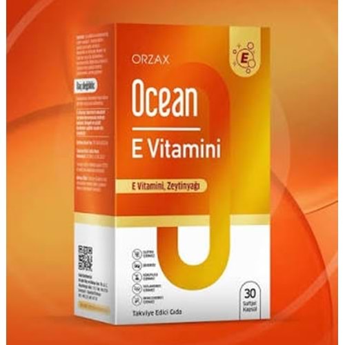 OCEAN VİTAMİN E 30 SOFTJEL KAPSÜL 5398