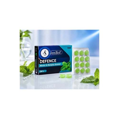 JENBOL DEFENCE PASTİL 24 LÜ ( MENTOL)