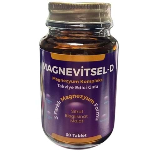 MAGNEVİTSEL-D MAGNEZYUM KOMPLEKS 30 TABLET 7009 SAMER