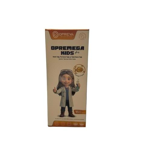 OPREMEGA KİDS PLUS BALIK YAĞI ŞURUP 150 ML ( OPREVA ) 3392