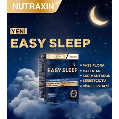 NUTRAXIN EASY SLEEP 60 TABLET 6021