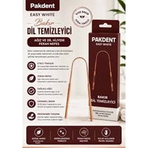 PAKDENT BAKIR DİL TEMİZLEYİCİ 0348