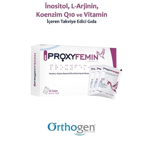 PROXYFEMİN İNOSİTOL L-ARJİNİN Q10 30 ŞASE