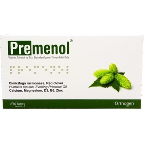 PREMENOL VİTAMİN VE BİTKİ EKSTRELERİ 60 TABLET 5106