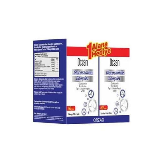 OCEAN GLUCOSAMİNE COMPLEX 60 TABLET + 60 TABLET HEDİYELİ PAKET