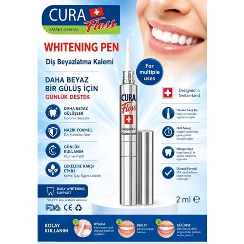 CURAFLOSS DİŞ BEYAZLATMA KALEMİ
