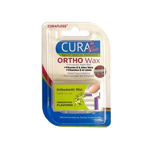 CURAFLOSS ORTHO WAX DİŞ MUMU TEKLİ (OSMANTHUS AROMALI)