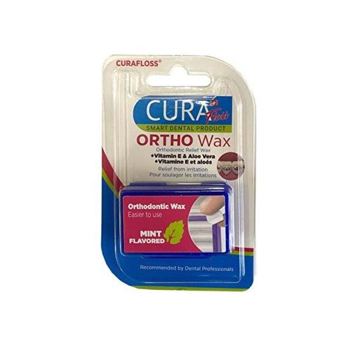 CURAFLOSS ORTHO WAX DİŞ MUMU TEKLİ (NANE)