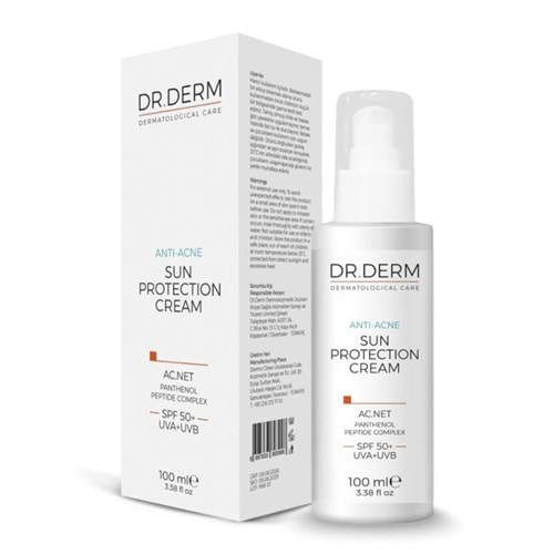 DR.DERM ANTI-ACNE SUN PROTECTION CREAM GÜNEŞ KREMİ 100 ML 3998
