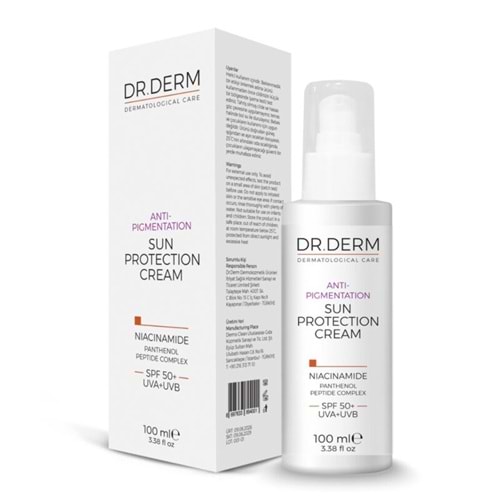 DR.DERM ANTI-PIGMENTATION SUN PROTECTION CREAM GÜNEŞ KREMİ 100 ML SPF 50 +4001