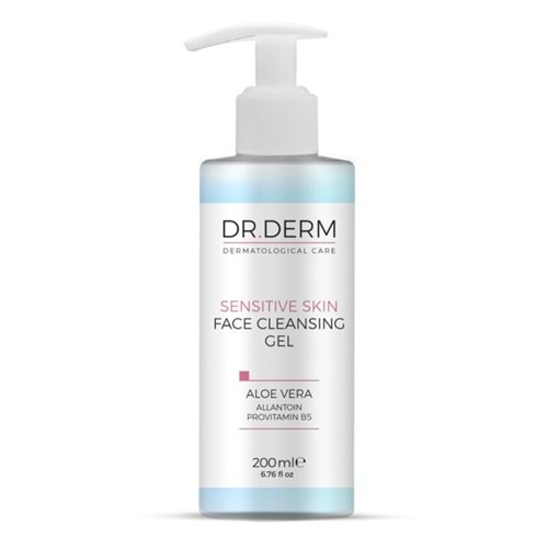 DR.DERM SENSİTİVE SKIN FACE CLEANSİNING GEL 200 ML ALOE VERA 4070