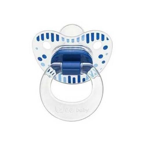 WEE BABY EMZİK DESENLİ DAMAKLI ŞEFFAF NO : 2 ( 837 )