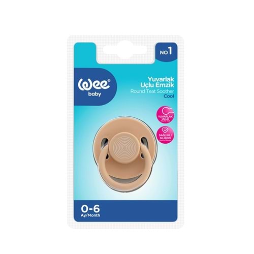 WEE BABY EMZİK MAT GÖVDELİ YUVARLAK UÇLU SİLİKON NO : 1 ( 363 )