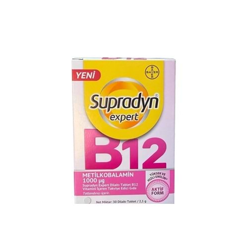 SUPRADYN EXPERT VİTAMİN B12 30 TABLET 5764