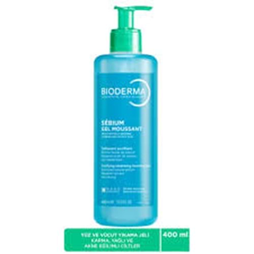 BİODERMA SEBİUM GEL MOUSSANT 400 ML MAVİ