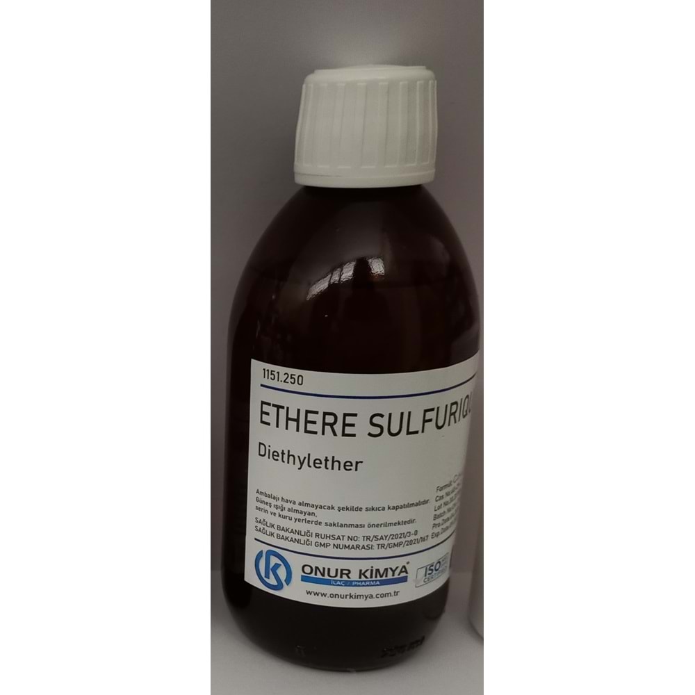 ETHER SULFURIQUE 250 CC