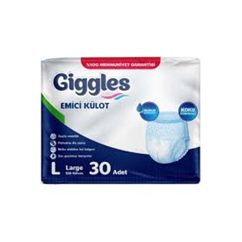 HASTA ALTI BEZİ LARGE GİGGLES 30 LU KÜLOTLU