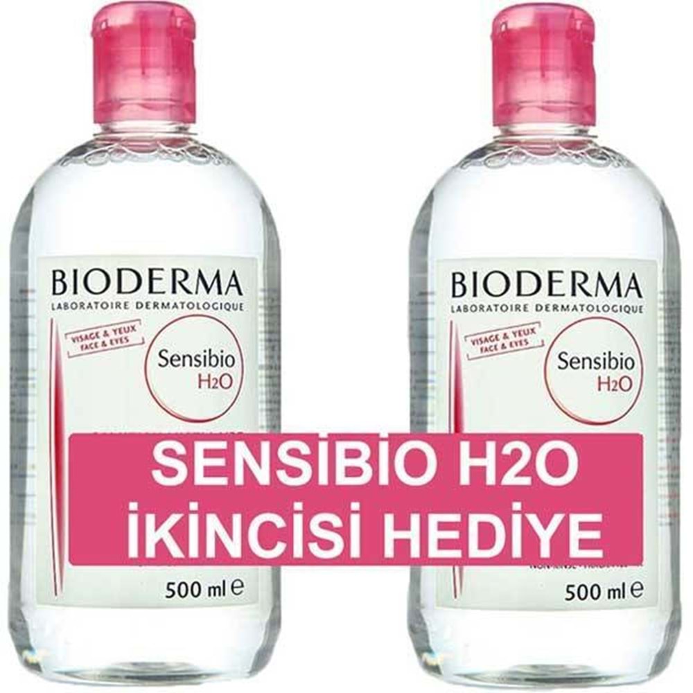 BİODERMA SENSİBİO H2O 500 ML YÜZ TEMİZLEME SUYU 2 Lİ PAKET