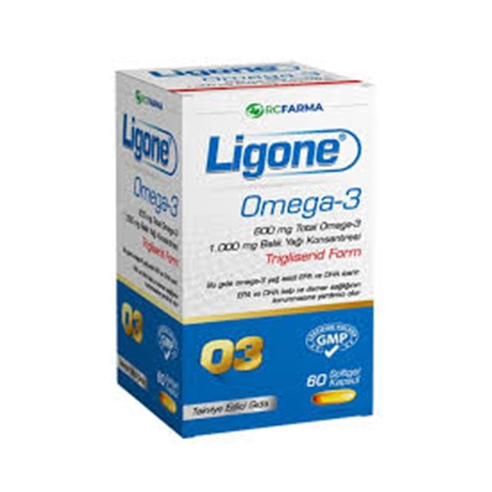 LİGONE OMEGA - 3 BALIK YAĞI 60 SOFT JEL KAPSÜL