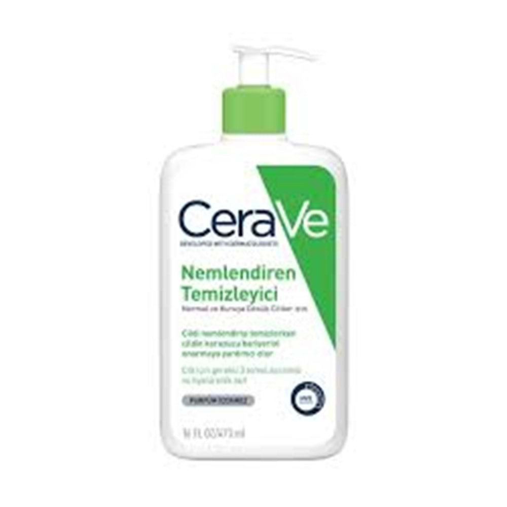 CERAVE NEMLENDİREN YÜZ TEMİZLEME JELİ HYDRATİNG CLEANSER 473 ML ( NORMAL VE KURUYA DÖNÜK CİLTLER İÇİN )