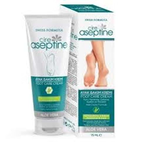 CİRE ASEPTİNE AYAK BAKIM KREMİ ALOE VERA 75 ML