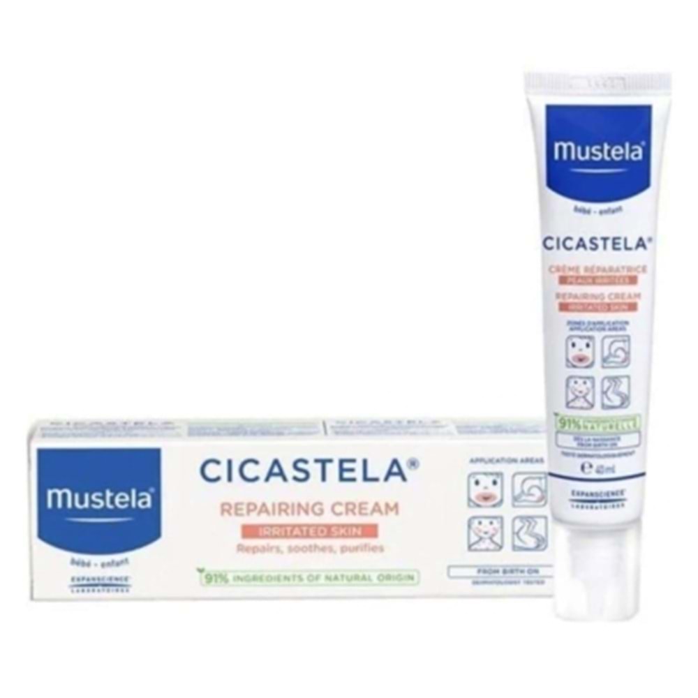 MUSTELA CİCASTELA ONARICI BAKIM KREMİ 40 ML(TÜM AİLE İÇİN)3330
